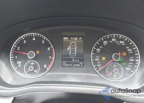 2012 Volkswagen Passat 2.5L Se из США, поврежденный, VIN 1VWBP7A34CC079520